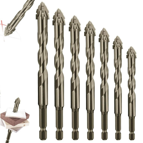Four-Flute Sawtooth Eccentric Drill Bit, Four Edged Serrated Drill, Bit 2