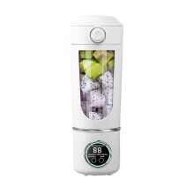 Portable Juice Maker Blender for Shakes Smoothies 700ML 12-Blades Fast Mixing 2 in 1 Personal Juicer 7.4V A