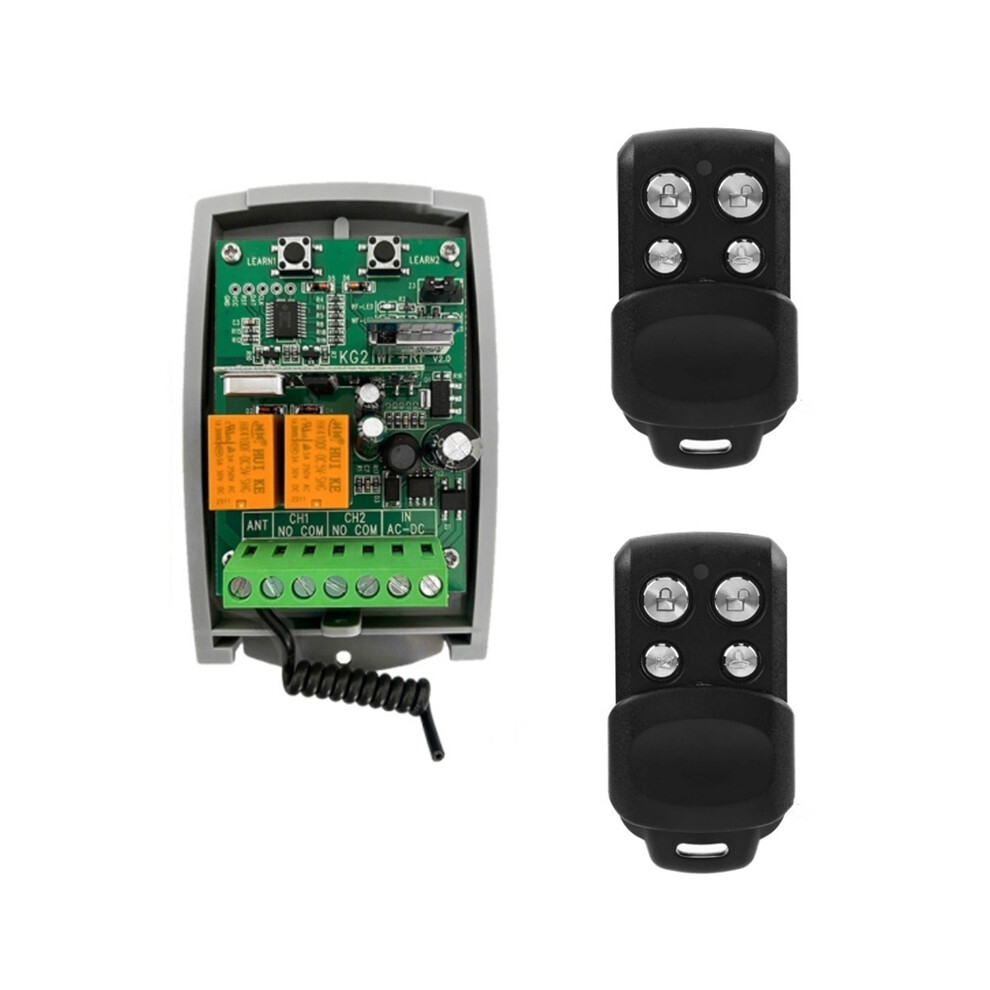 Tuya Wifi Garage Door Remote Control Receiver 433.92Mhz 2Ch 85-250V Support App Rf Voice 4851161940003