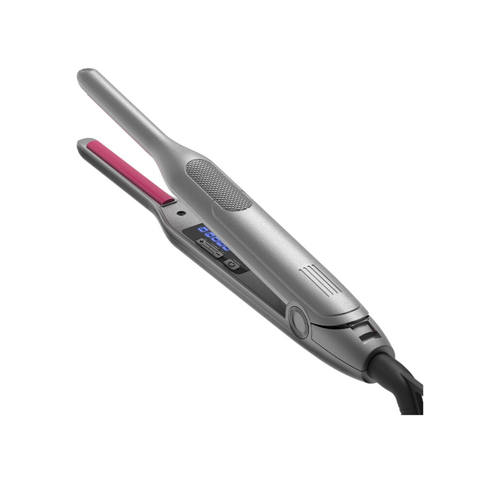 Tlily Multi-Functional Hair Curler Straightener Flat Bangs Portable Curling Straightening Styling Tool Eu-Plug