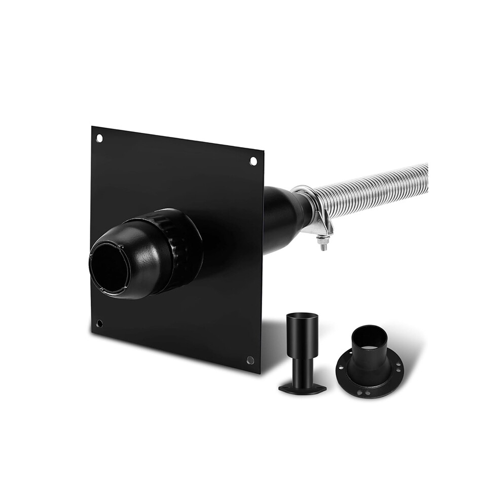 Generator Exhaust Extension Kit with Insulated Through-Wall Mounting Plate Vent Reduce Noise By 52%
