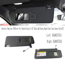 Car Interior Sunvisor W/Mirror for 3 A7 Fabia Mk3 Rapid Seat Arona / Left 5G0857551