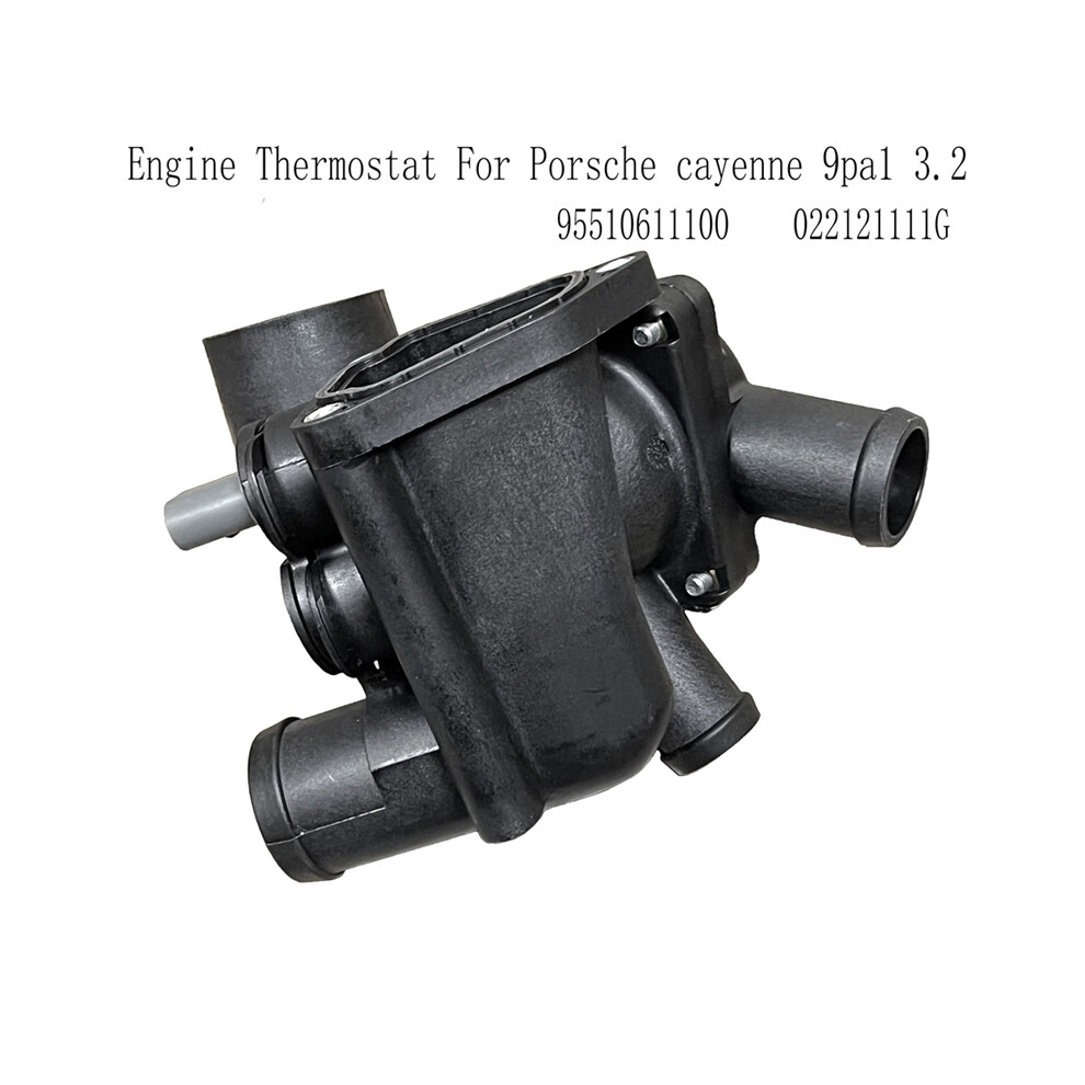 95510611100 Engine Thermostat Cooling Housing For 9Pa1 3.2 022121111G Black 4851161950644