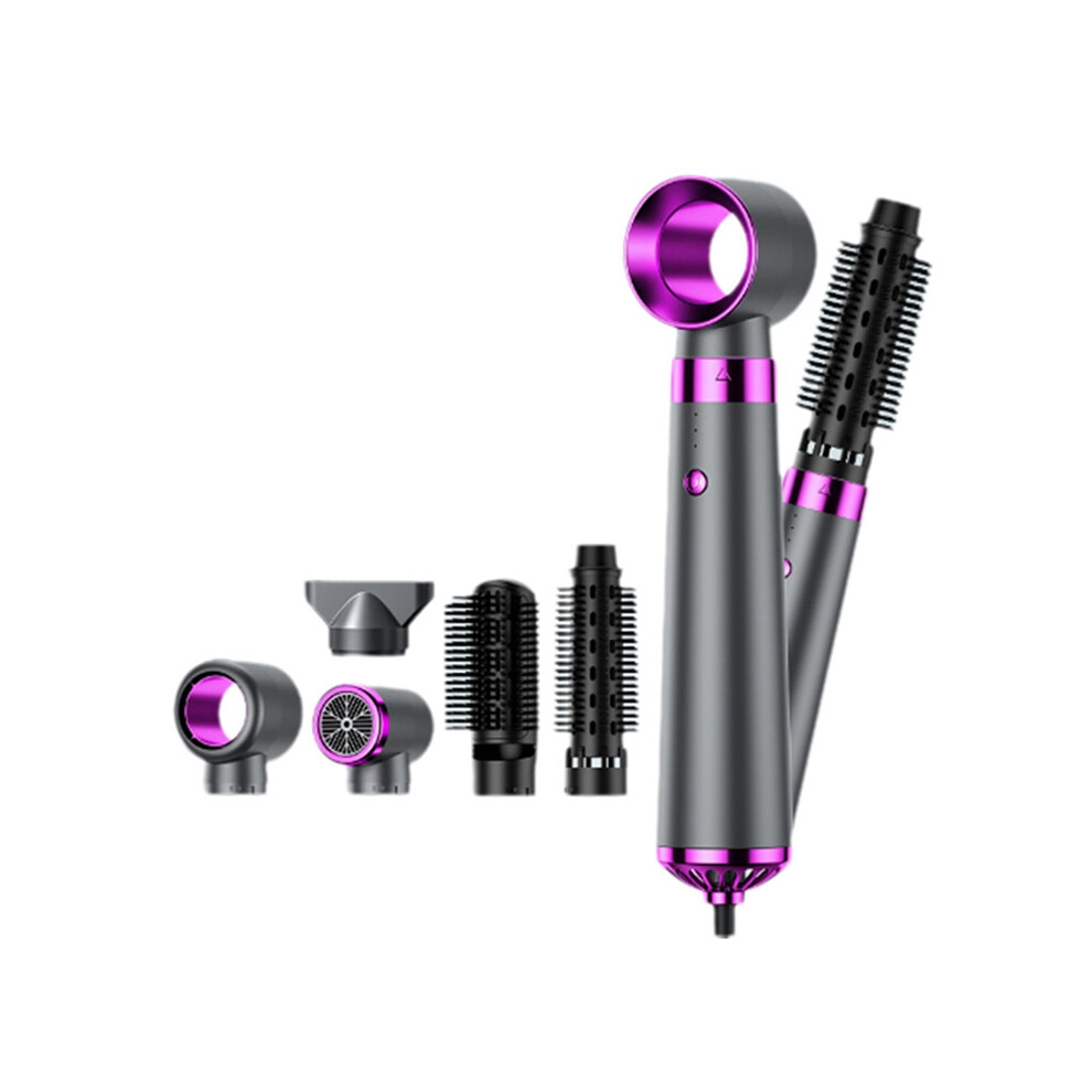 Tlily 5In1 Electric Hair Dryer Hot Air Brush Multifunctional Straightener Negative Ion Curler Blow Stylingset,B(Eu)