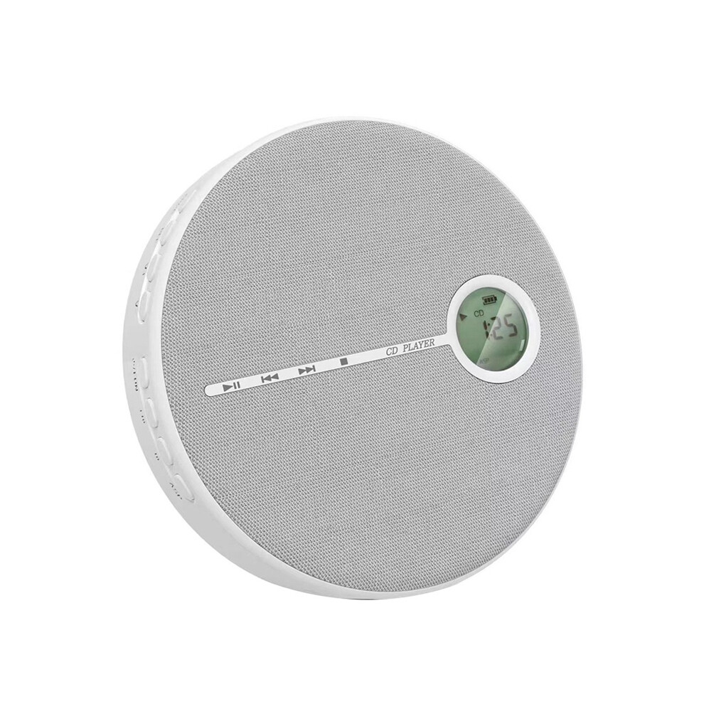 Rechargeable Bluetooth Cd Player, Music Disc Player For Car/Travel, Home Audio With Stereo Speaker,Aux,Usb Gray 4851161952747