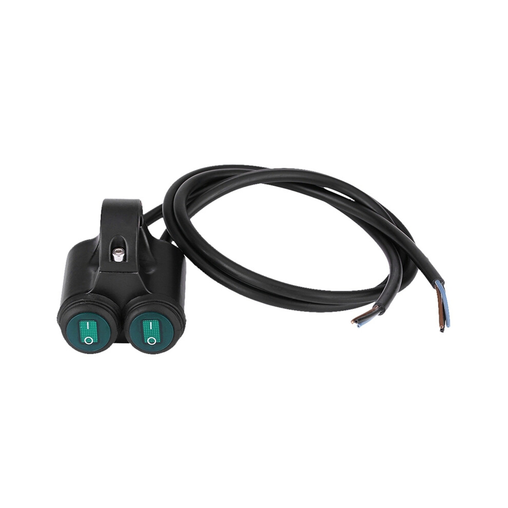22Mm Universal Motorcycle Handlebar Headlight Brake Fog Lights Horn Dual Control Button Switch B 4851161953126