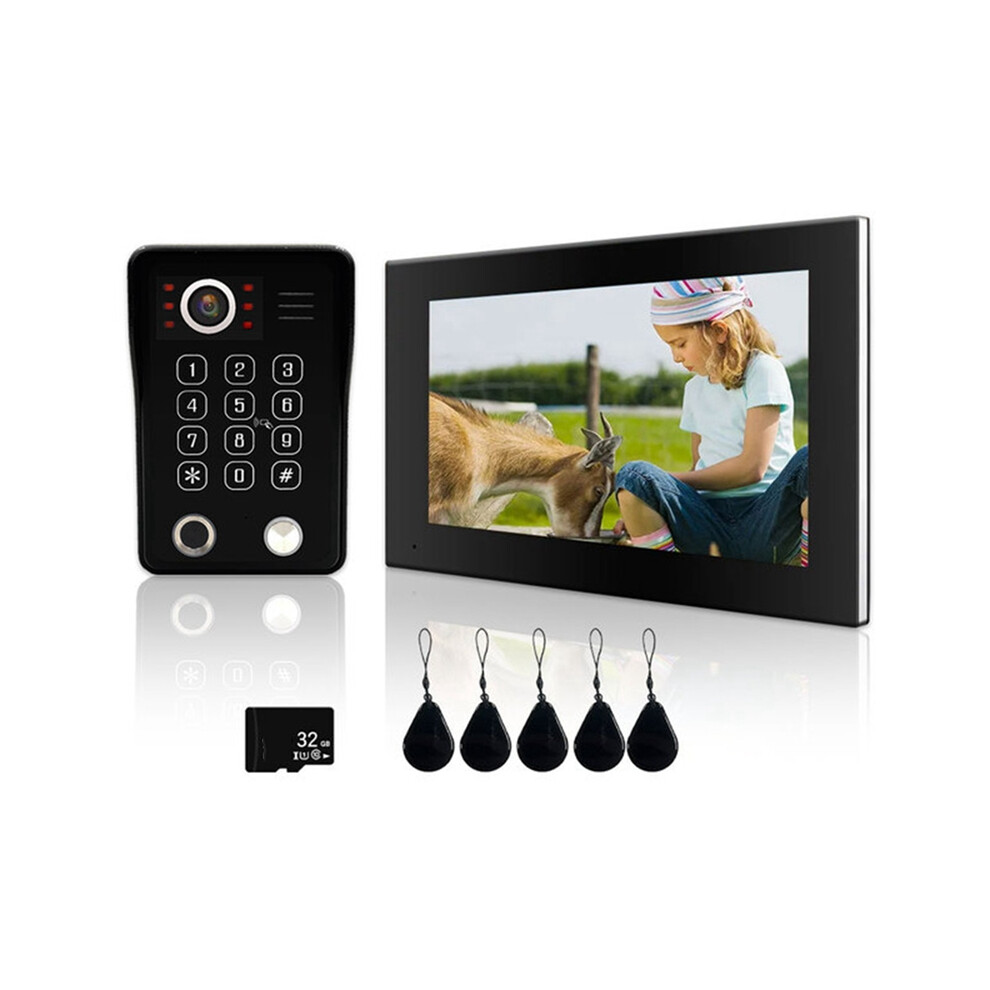 Fingerprint 5In1 Unlock Wifi Doorbell Video Intercom System 1080P Touch Monitor Security Protect 4851161955168