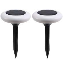 Solar Outdoor Lights Round Landscape Spotlights Garden Decorative Lawn