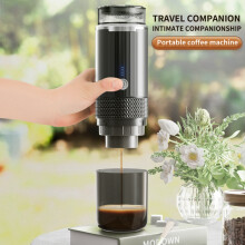 Portable Espresso Maker Wireless Electric Coffee 2 in 1 Small Travel Machine for Camping Office Hiking RV