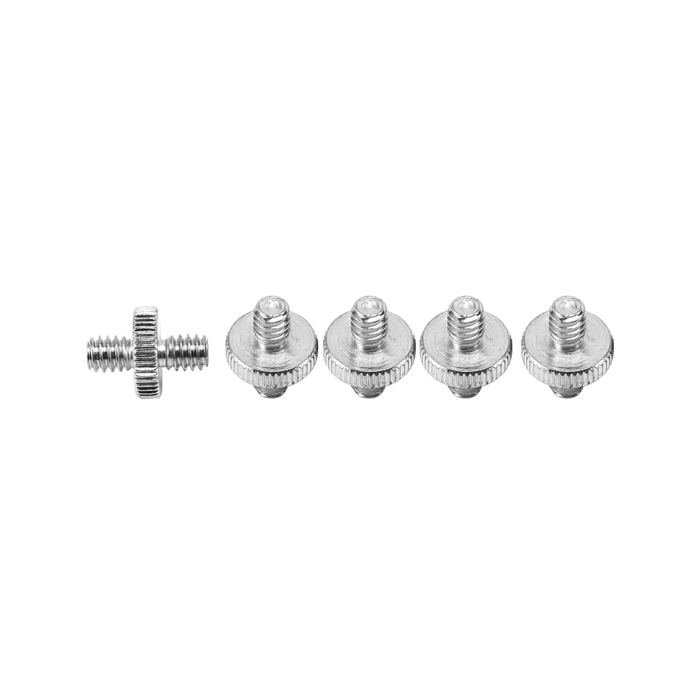 5 Pieces 1/4 Inch Male To Metal Threaded Screw Adapter Tripod Converter For Dslr Camera,Tripod,Monopod,Shoulder Rig, Stand,Camera Cage Light 4851161957469