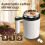 Automatic Magnetic Stirring Coffee Mug, Self-Stirring Mug with Temperature Battery LCD, Rechargeable A 4