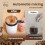 Automatic Magnetic Stirring Coffee Mug, Self-Stirring Mug with Temperature Battery LCD, Rechargeable A 5