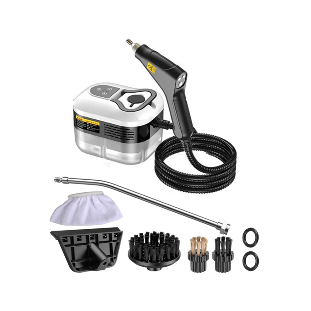 High-Efficiency Handheld Steam Cleaner with Advanced Sterilizations for Home Car Kitchen Air Conditioner EU Plug White