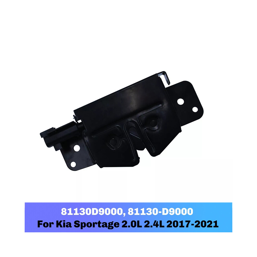 Car Hood Lock Latch Assembly 81130D9000, 81130-D9000 For 2.0L 2.4L 2017-2021 Black 4851161966522