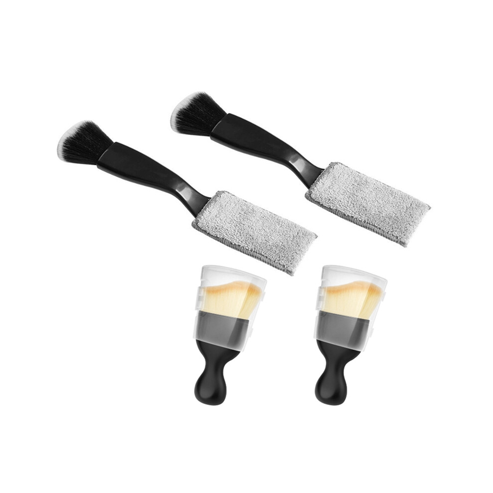 4 Pcs Auto Interior Dusting Brush Car Dust Sweeping Soft Universal Crevice for Air Vent-image-OPC-PGDRXFK-NEW