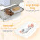 Costway Baby Bedside Cot Folding Sleeper Crib Portable With Adjustable Heights 3
