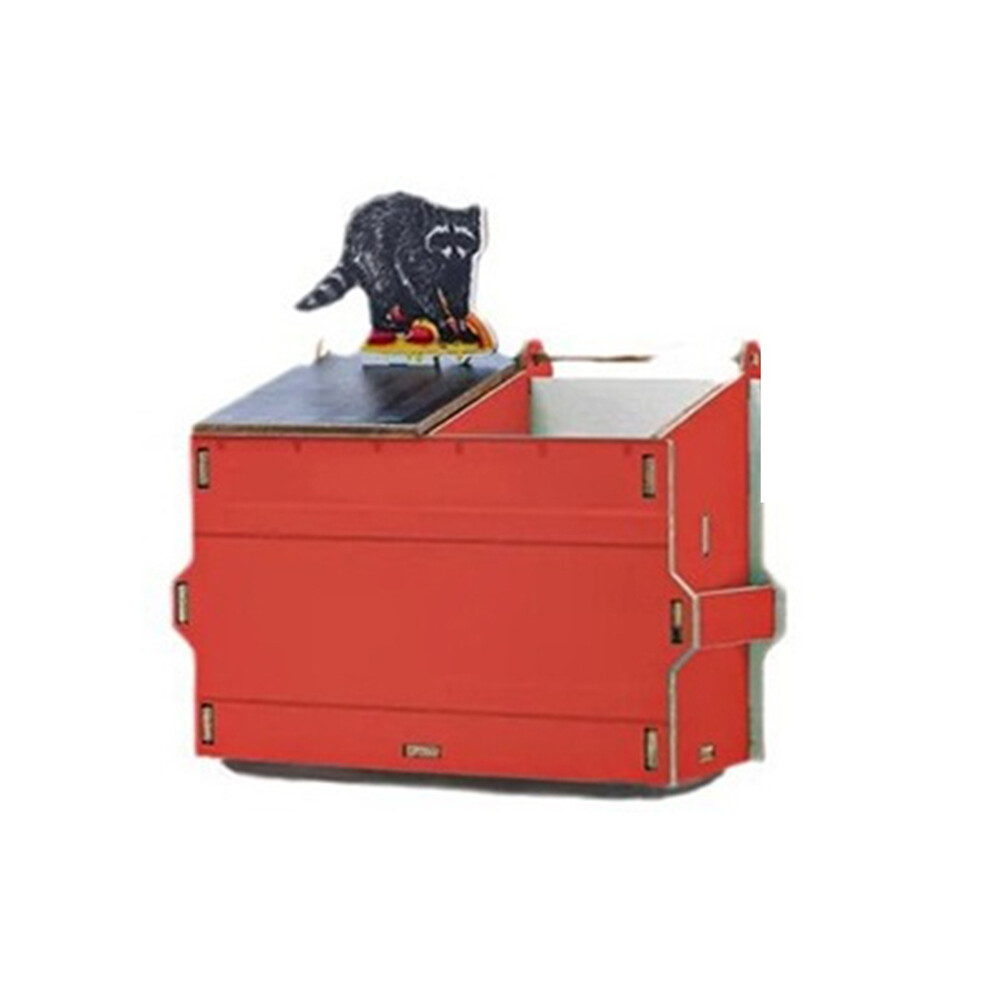 Wooden Pen Holder Art Supplies Organizer, Cool Stationery for School, Multifunctional Desk Decor Red-image-OPC-PGDRZ6Z-NEW