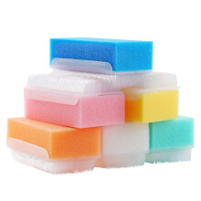 Baby Bath Time Sponge Brush -kropshår og rengøring af hovedbunden - blid på spædbørns smøres følsom hud - stor sensorisk fornemmelse. (6 stk)