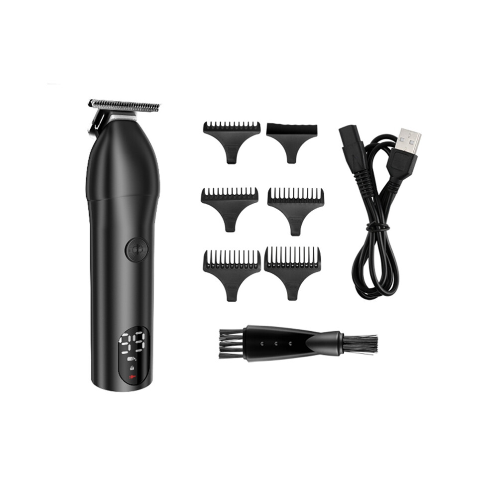Tlily Men's Body Hair Trimmer Usb Charging Smart Screen Display With Ceramic Blade Ideal For Chestback Groin Care