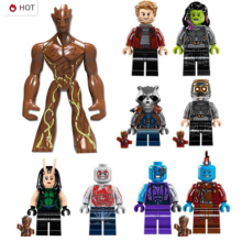 8pcs Guardians of the Galaxy Building Block Minifigures Kids Gifts Toys