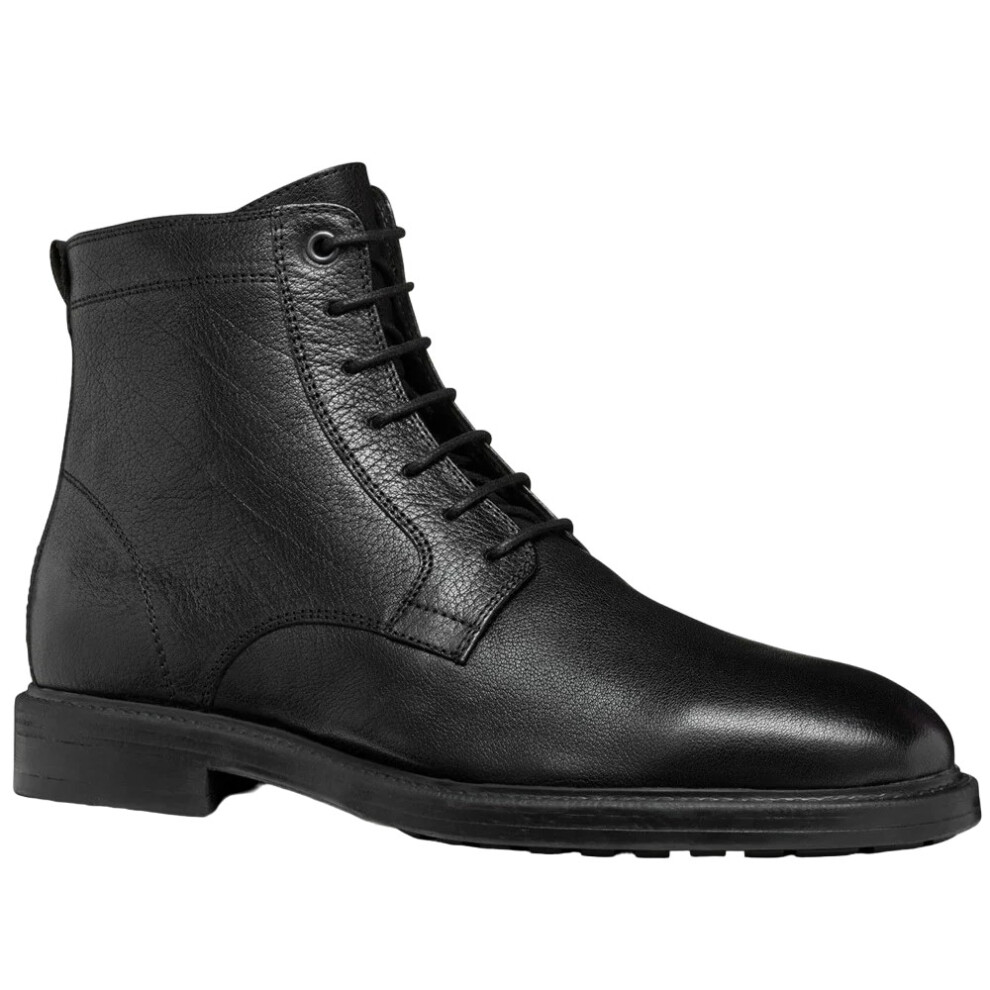 (8 UK, Black) Geox Mens Tiberio Ankle Boots
