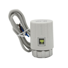 230V Normally Open Actuator Driven , M30 X 1.5mm Electric Floor Heating TRV Constant Temperature Radiator