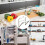 Trash Bag Holder Hangable Bracket for Garbage Pouch Metal Kitchen Doors Folding Waste Can 6