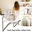 Trash Bag Holder Hangable Bracket for Garbage Pouch Metal Kitchen Doors Folding Waste Can 2