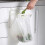 Trash Bag Holder Hangable Bracket for Garbage Pouch Metal Kitchen Doors Folding Waste Can 7