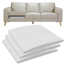 Couch Cushion Support for Sagging Seat, 3pcs Sofa Furniture Seat Repair, Foam White