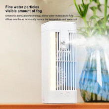 Personal Air Conditioners Energy-Saving Mini Cooler Misting Fan Night Light Design USB Cable Included