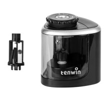 TEN-WIN Electric Sharpener Desktop Automatic Pencil Suitable to Pencils (6-8mm) for Students Office Stationery