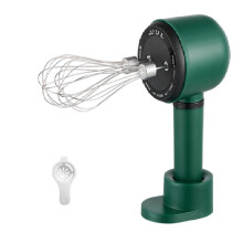 Cordless Portable Hand Whisk - Rechargeable, 3 Speeds, Dual Stainless Steel Heads, Egg White Separator, USB Charge