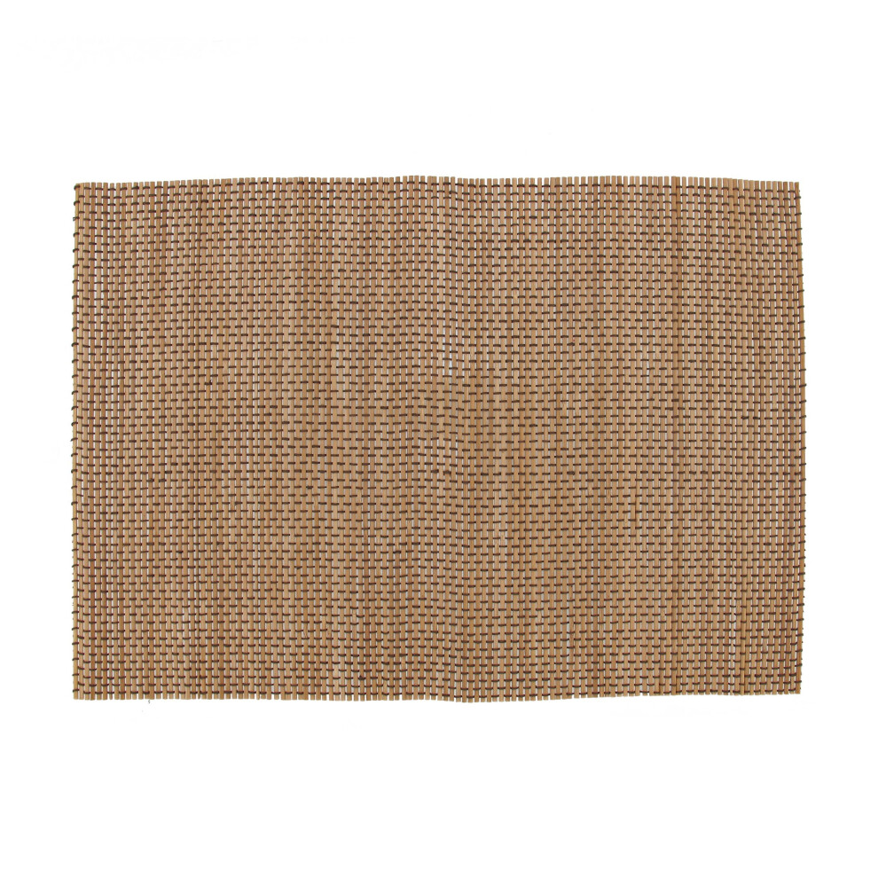 Set de table/tapis     sushi en bambou BambooMN - 47 x 33 cm - Marron avec ficelle, 6 pi   ces