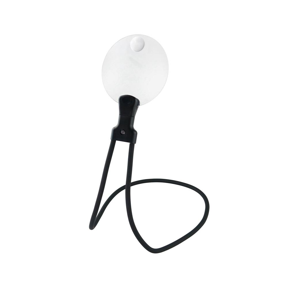 Tlily Portable Neck Flexible Magnifier Hanging 3X 10X Magnifying Glass Loupe For Seniors Reading Sewing Jewels
