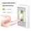 4pack Closet Light, Battery Operated Tap Super Bright Switch Light,Wall Mount Under Cabinet Lighting 4