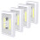 4pack Closet Light, Battery Operated Tap Super Bright Switch Light,Wall Mount Under Cabinet Lighting 1