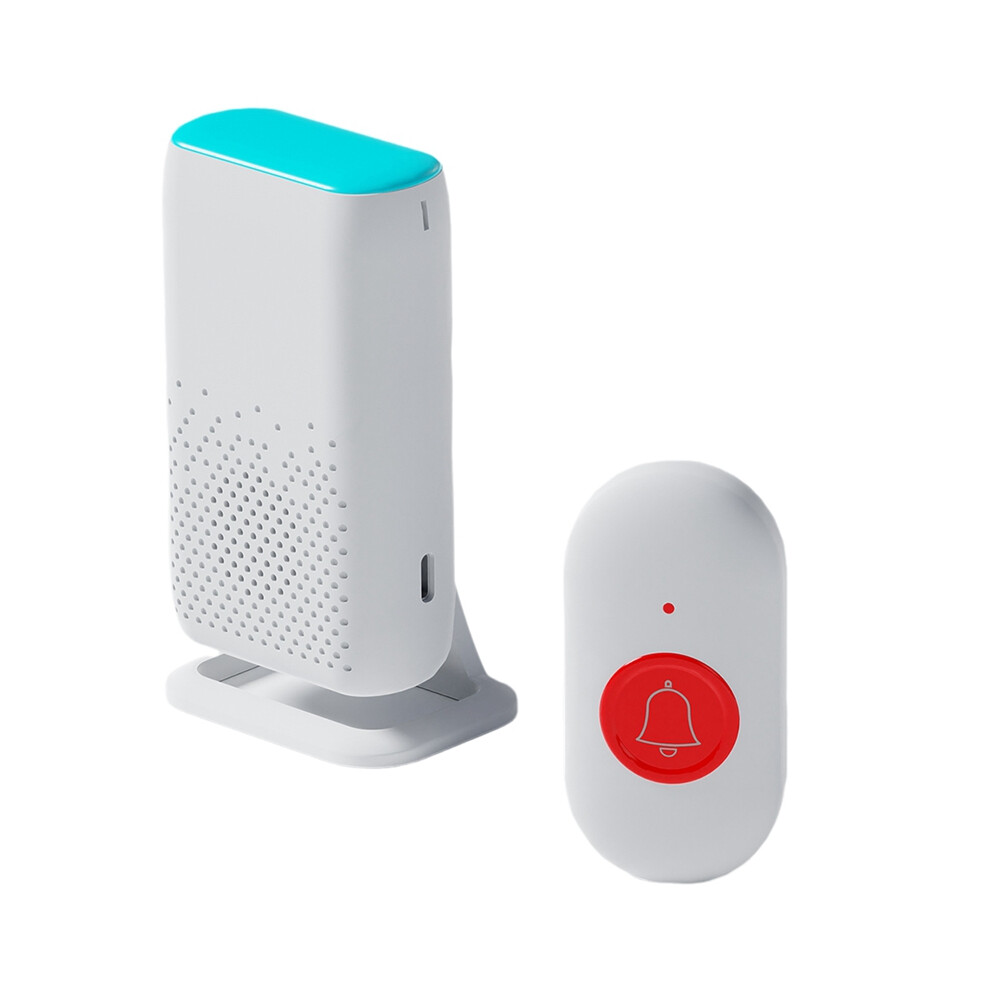 Tlily New D320 Flash Vibration Wireless Doorbell Smart Elderly Pager Waterproof Emergency Nurse Alert System A