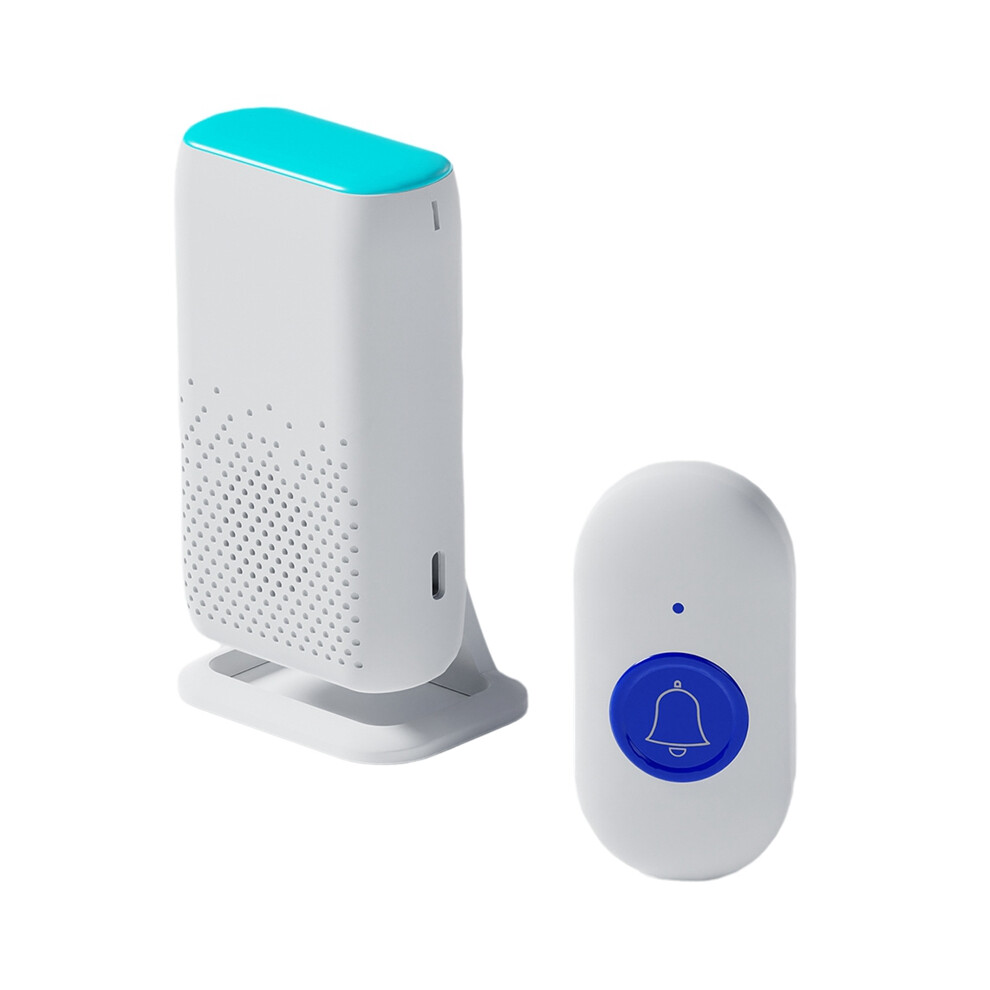 Tlily New D320 Flash Vibration Wireless Doorbell Smart Elderly Pager Waterproof Emergency Nurse Alert System B