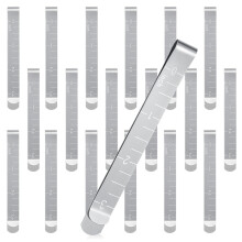 20 Pcs Sewing Clips Stainless Steel Hemming Metal Tool 3 Inches with Measurements