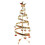 Iron craft bell mini Christmas tree desktop simulation display decorations Gold 1