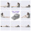 Costway 3 pcs Wedge Pillow Set Triangle Pillow for Post-surgery Ergonomic Pillow 2