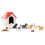 Toymany 12PCS Μίνι Φιγούρες Σκύλων, Ρεαλιστικές Πλαστικές Μικρές Φιγούρες Σκύλων 2