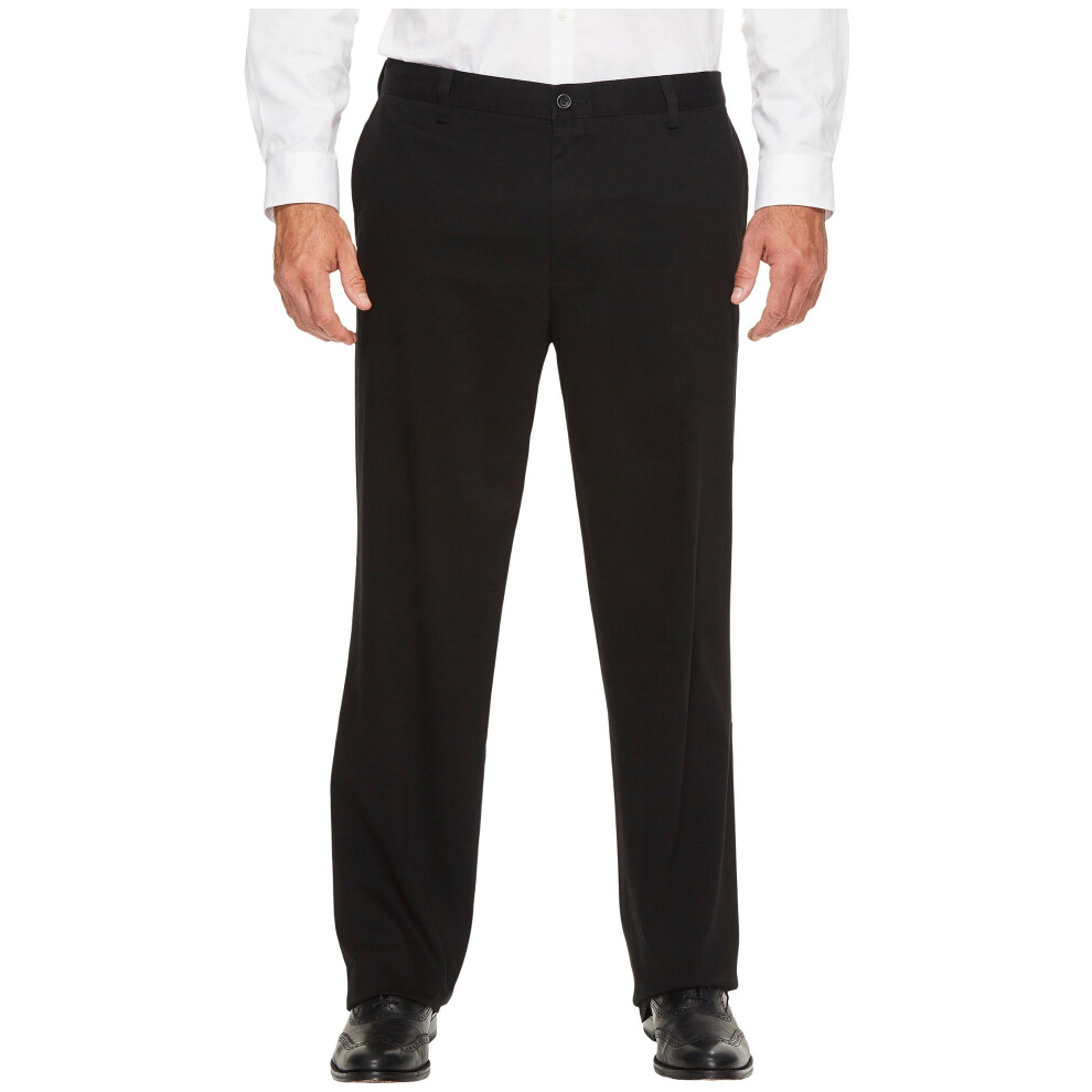 Pantalon kaki classique Dockers pour homme, coupe standard et grande taille, noir, 44 l x 28 L