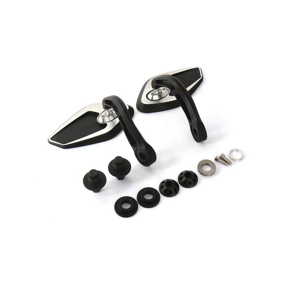 Motorcycle Rearview Mirror Handlebar Kit For X-Adv750 Xadv750 X-Adv Xadv 750 2021-2024 Black/Silver 4851161980412