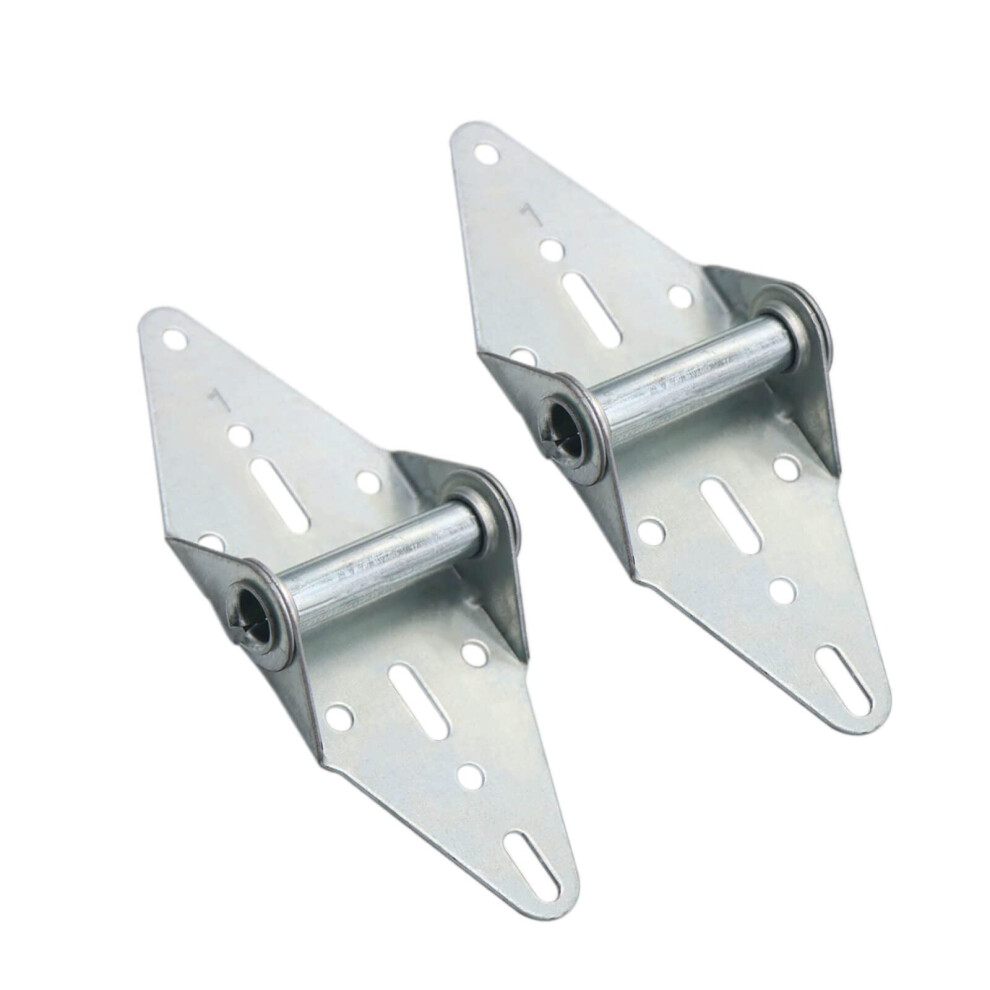 Heavy Duty 14 Gauge Steel #1 Garage Door Hinge With Galvanized Finish - Residential/Light Commercial Garage Door Replacement 656699424681