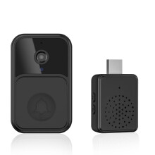 Smart Wireless Remote Video Doorbell, Camera Intercom HD Night Vision WiFi Tuya Security Doorbell