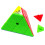 Tanch Pyramid Speed ???ube Stickerless Triangle Magic Cube Puzzle Leget?j Farverig 5