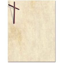Carta intestata a croce in legno per stampanti laser e a getto d'inchiostro, confezione da 100