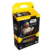 Star Wars: Unlimited TCG Salta su LightSpeed ??Boba Fett Spotlight Deck-mazzo da 50 carte pronto per giocare con carte esclusive! Et 12+ 2+ giocator